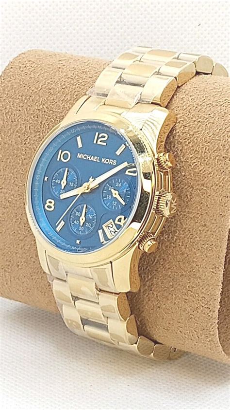 michael kors gold watch turquoise face|mk7353.